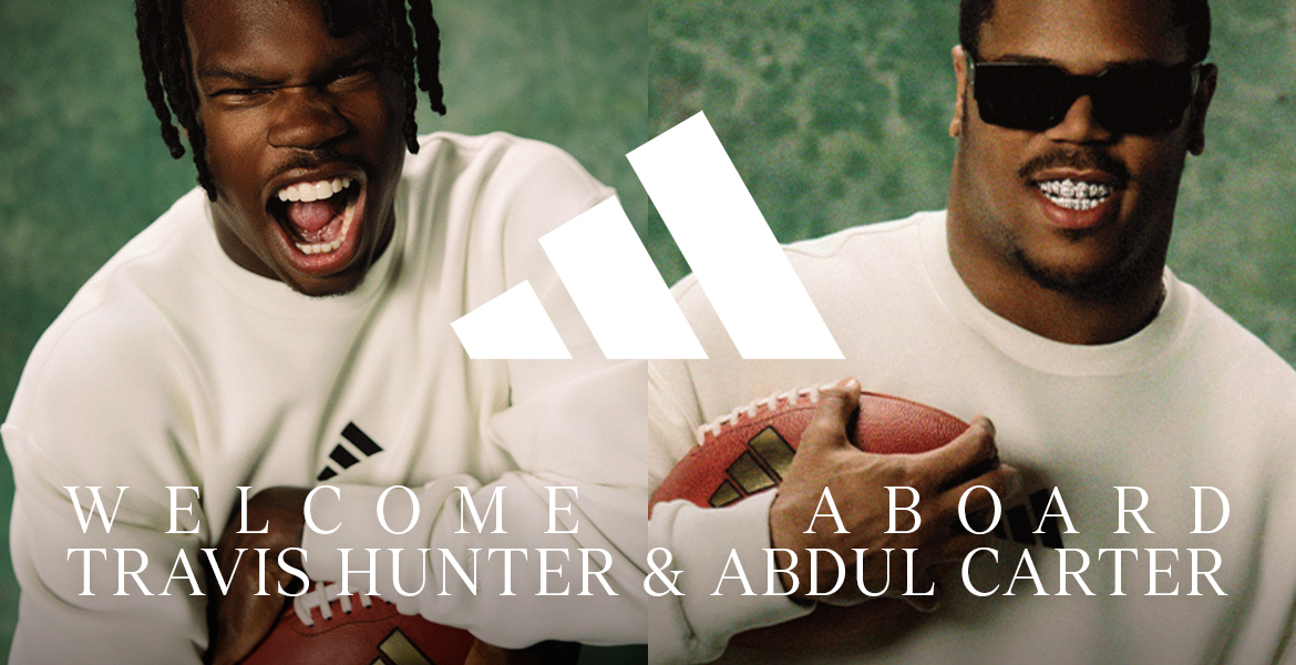 Congratulations to adidas partners, Travis Hunter and Abdul Carter, on becoming 1st Round NFL Draft Picks.  Welcome Aboard!