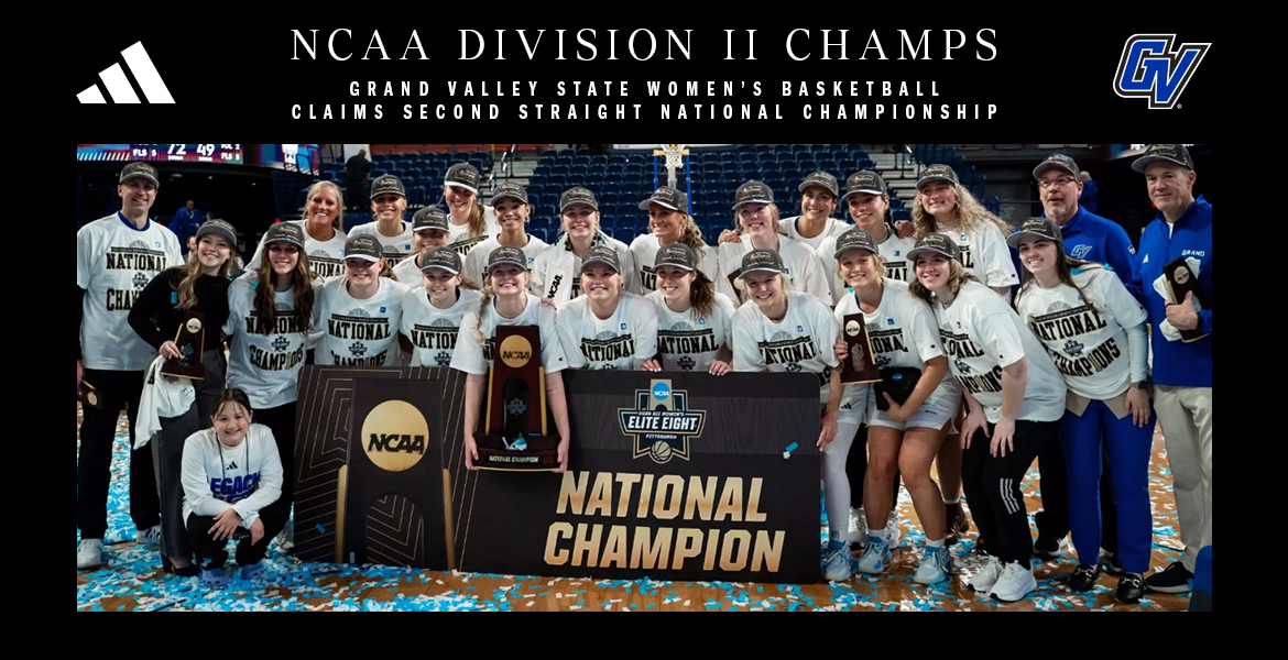The Grand Valley State women's basketball team wins their second straight National Championship, and the third in program history.