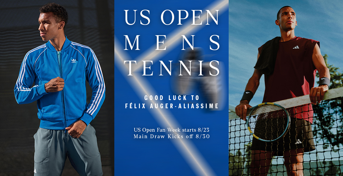 US OPEN MENS TENNIS - Good luck to Canadian adidas athlete Félix Auger-Aliassime